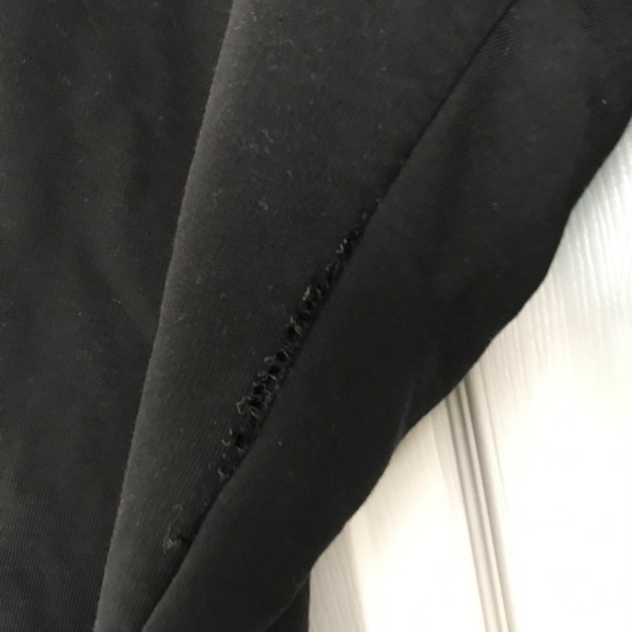 Y2K 360 SURF Love Surf California Low Rise Capri Pants S Black Rainbow Heart - Picture 4 of 12